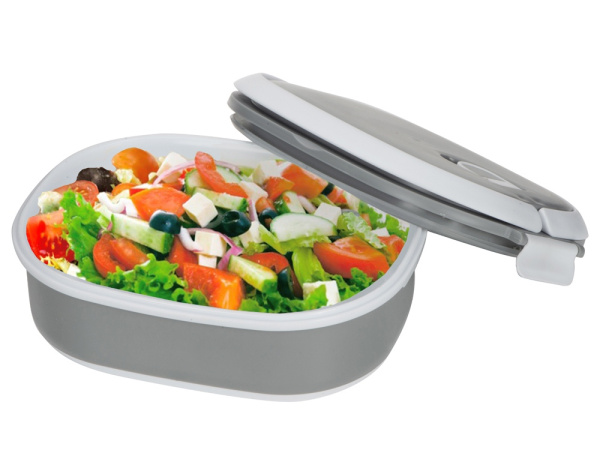 Ланч-бокс «Hotty», 750 мл Цвет серый/белый