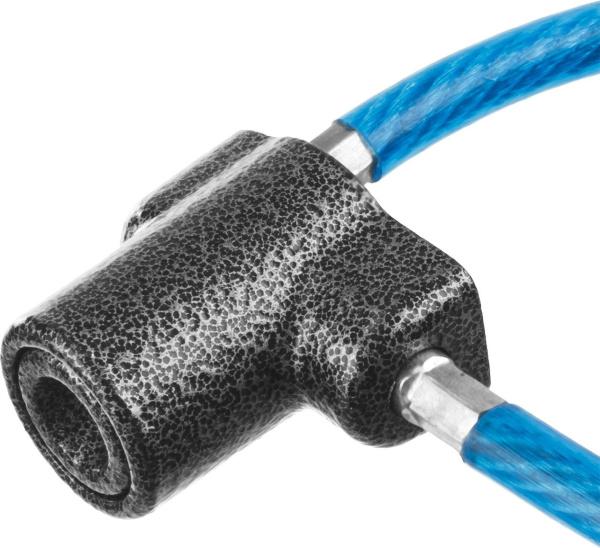 Противоугонный тросовый замок ВС2-6А-01 (универсальный), стальной трос (8х630мм) с ключом