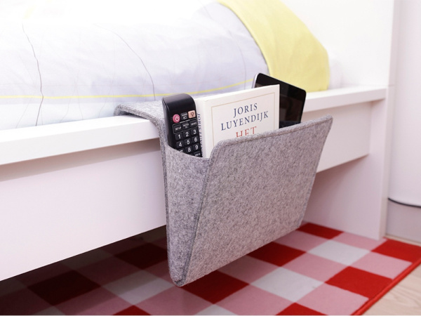 Прикроватный органайзер "Keep close", Цвет серый