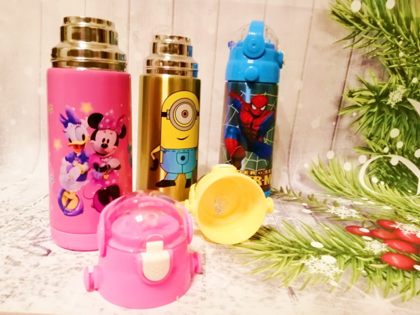 Термос детский с трубочкой Mickey Disney 350мл