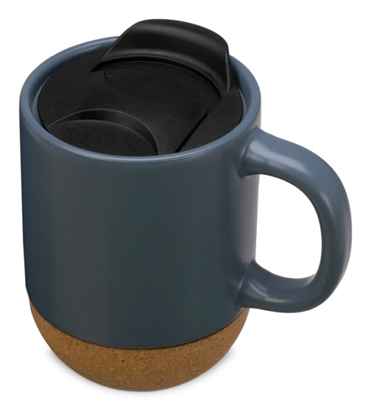 Подарочный набор с чаем, кружкой, медом и ложкой для меда, Цвет серый антрацит