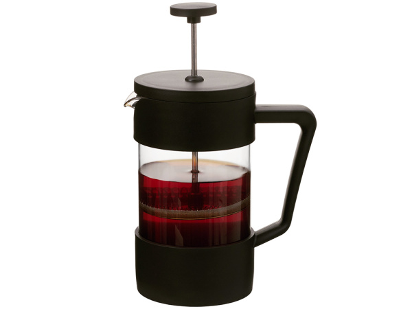 Френч-пресс «Intense», Цвет черный/прозрачный