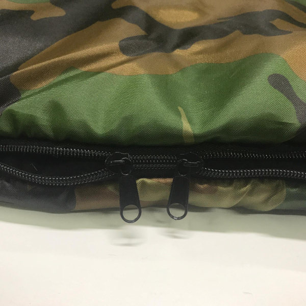 Спальный мешок с подголовником «Stalker Military Style» одеяло (225*95, изософт, до -5С), РФ Хаки