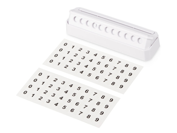 Табличка «Tempark» с номером телефона для временной парковки, Цвет белый