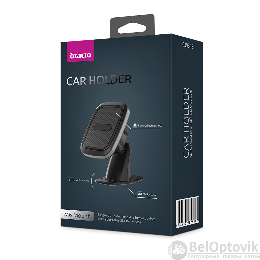 Держатель автомобильный для смартфонов M6 Mount, OLMIO