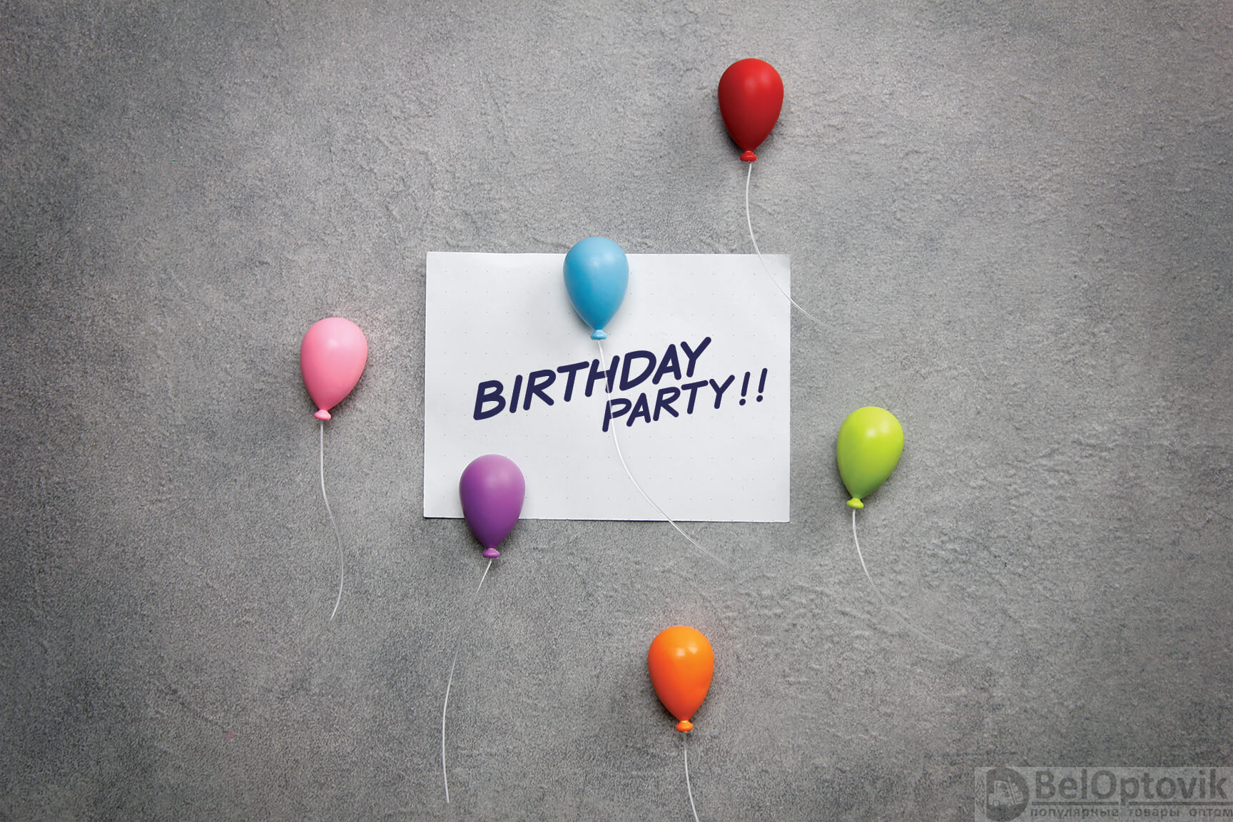 НАБОР МАГНИТОВ BALLOON (воздушные шары), 6в1