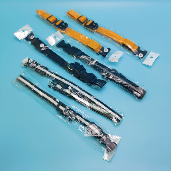 Светящийся ошейник для собак (3 режима) Glowing Dog Collar Черный