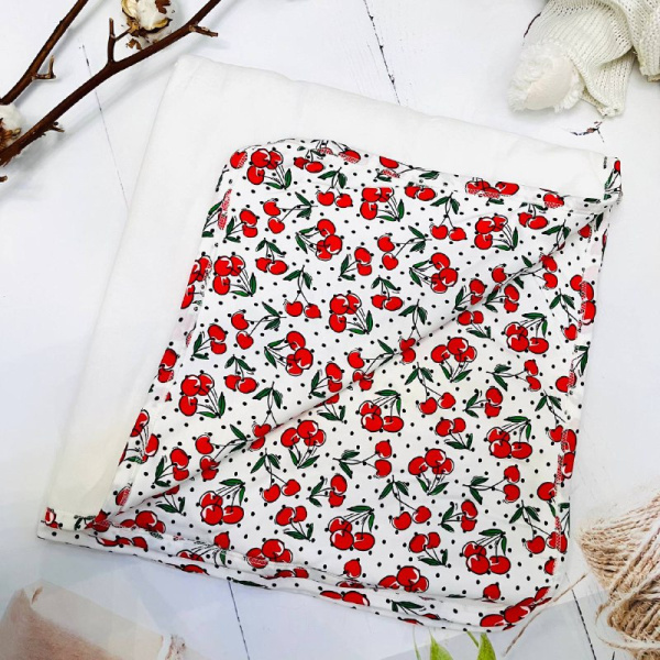 Плед детский Bebika (13/17-2), состав: верх - 80% натуральный хлопок, 20% полиэстер; подкладка 100% хлопок; наполнитель - микрофайбер, р-р 90х90 см