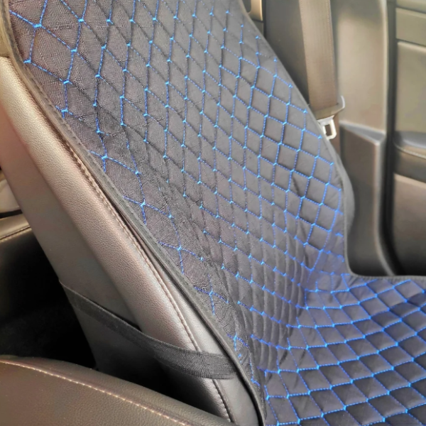 Модельные автонакидки на передние сиденья (льняной комплект) PREMIUM без боковой части + ПОДУШКА в подарок