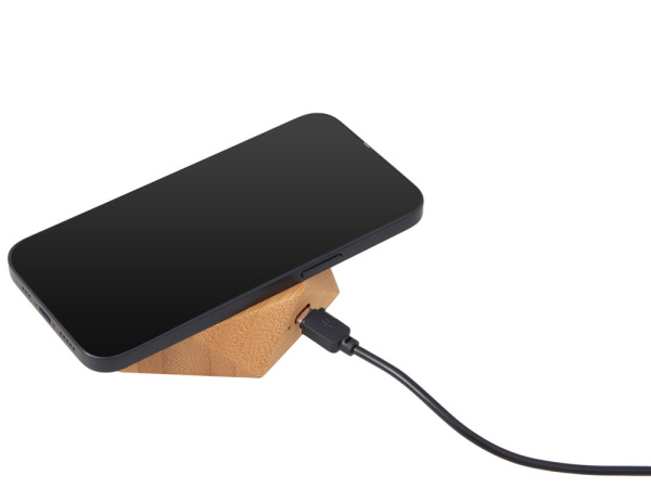 Беспроводное зарядное устройство «Gex», 15 Вт, Цвет натуральный