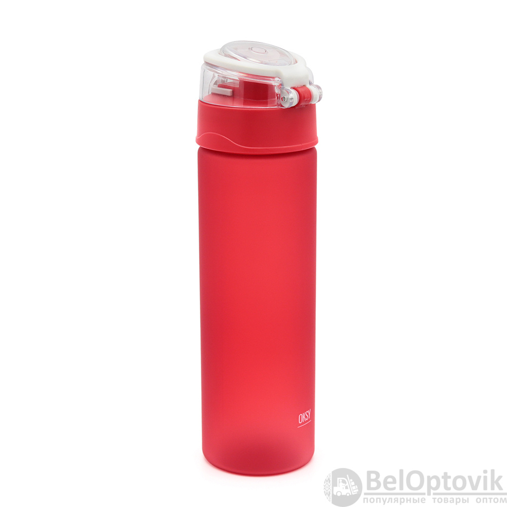Пластиковая бутылка Narada Soft-touch, красная