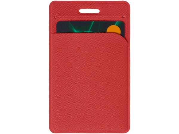 Чехол для пропуска с отделением для карты «Favor», Цвет красный