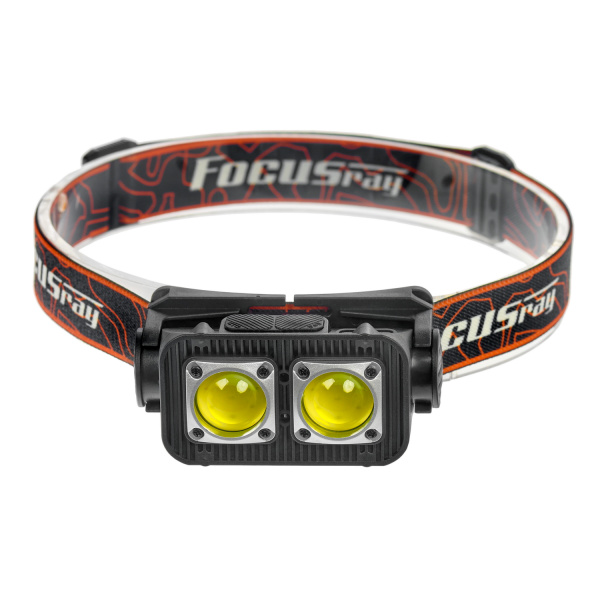 Фонарь налобный FOCUSray 1308 акку 18650 1200мАН 3,7V сенсор 2 диода СОВ 3W 1/180, шт