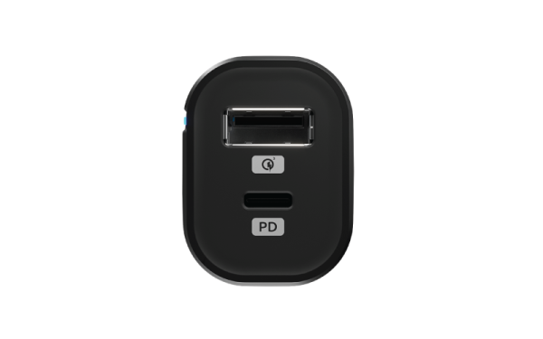 АЗУ 20W, Type-C +USB, PD, QC, black, OLMIO