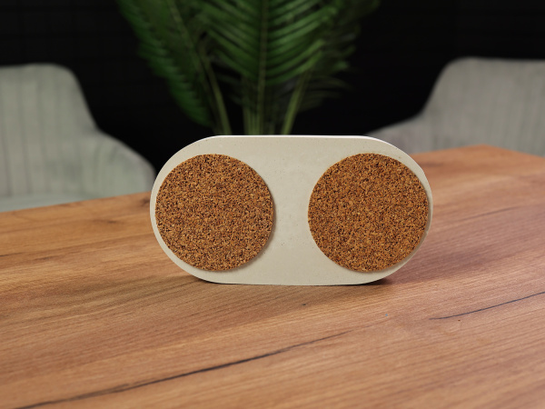 Поднос для мелочей и украшений декоративный из гипса, арт. g003001