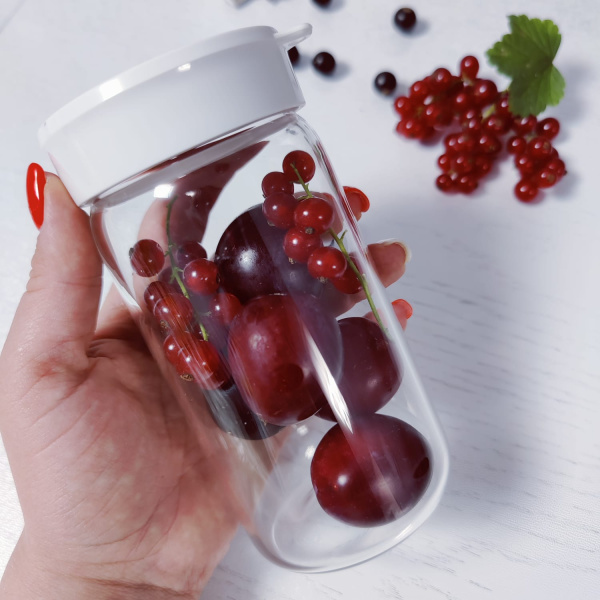 Блендер с портативной съемной кружкой - переноской  Ducho, колба стекло, USB