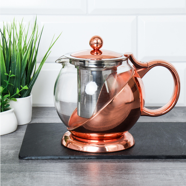 Чайник заварочный с ситом 750 мл / GT-35-191 /уп 24/ АКЦИЯ