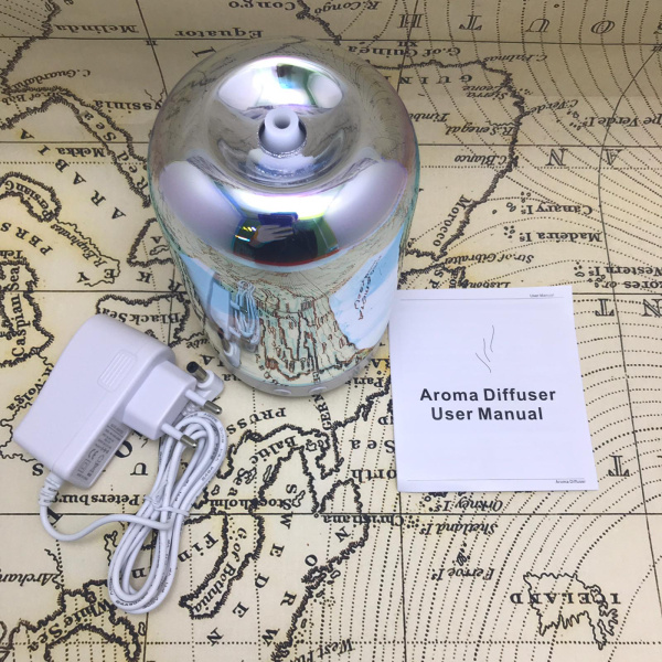 Аромадиффузор - увлажнитель воздуха - ночник 3D 3 в 1 (HM-037) 013 (форма цилиндр), 100ml, 220V Стрекоза