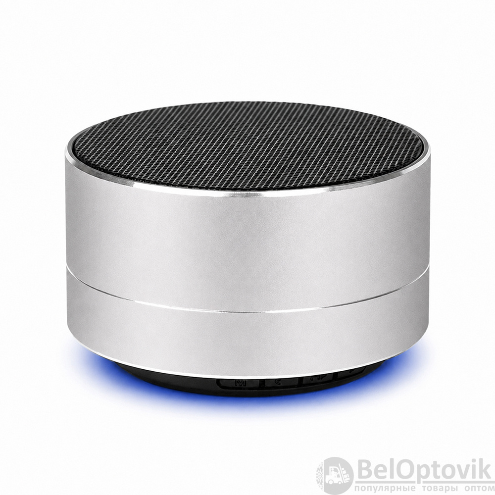 Беспроводная Bluetooth колонка MuzOn, серебристая