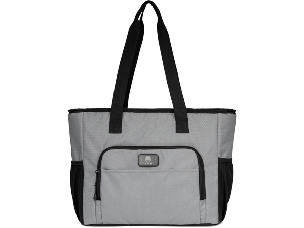 Сумка-холодильник «Polar Eco» водостойкая из переработанного пластика, 16 л, Цвет серый