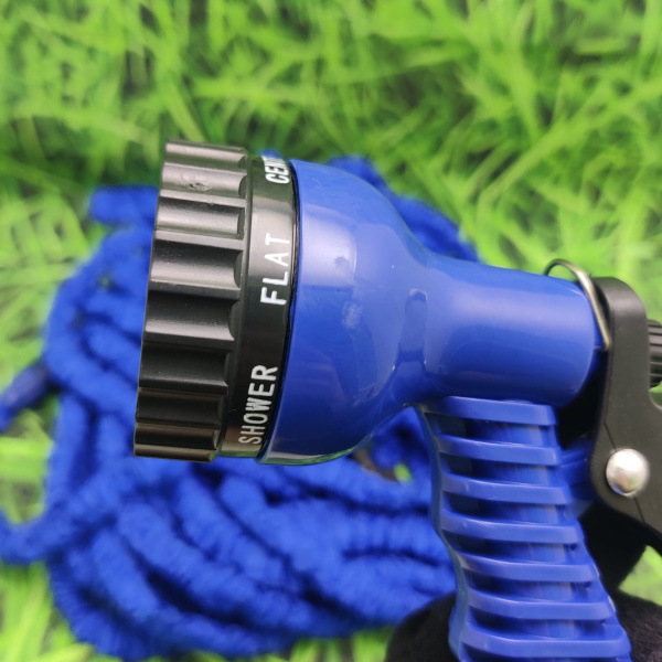 (КАЧЕСТВО!!!) Шланг Xhose (Икс-Хоз) 60 метров поливочный (Икс-Хоз) саморастягивающийся с пульверизатором Зеленый