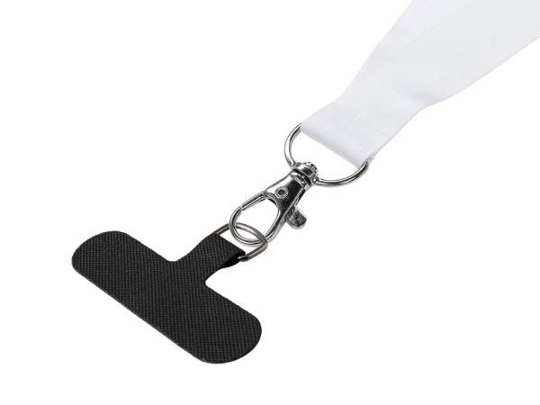 Лента под сублимацию для телефона, 2 см, Цвет белый/черный