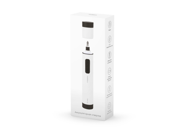 Отвертка аккумуляторная «MyKit S1», Цвет белый