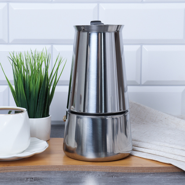 Кофеварка гейзерная 450 мл 9 чашек / NX-9 /уп 24/ 0,527