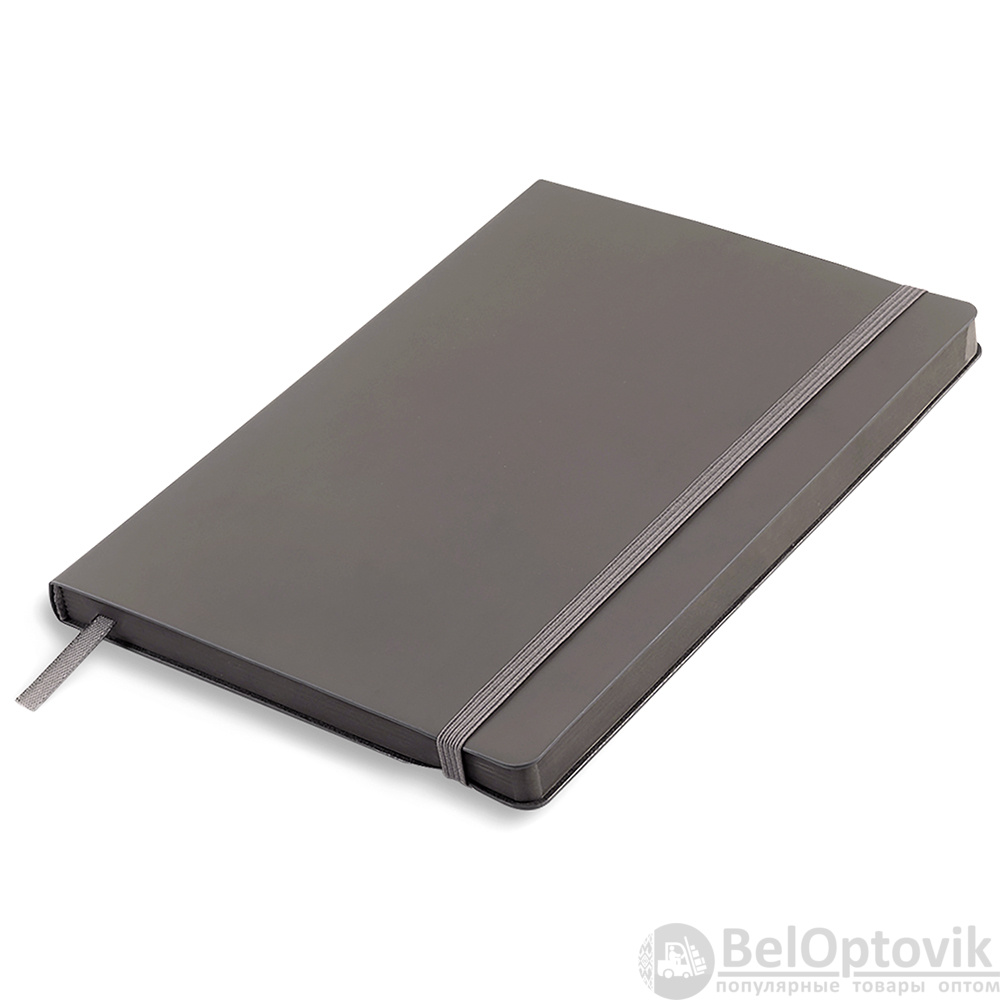 Ежедневник A5 недатированный Montero в мягком переплёте, темно-серый-S