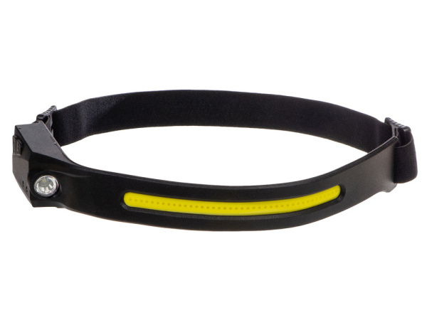 Налобный фонарь 2-в-1 c управлением жестами «Spacelight», Цвет черный