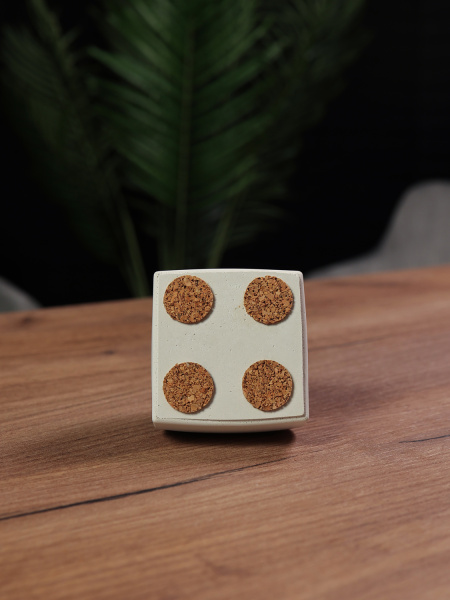 Ваза для сухоцветов декоративная из гипса, арт. g001012