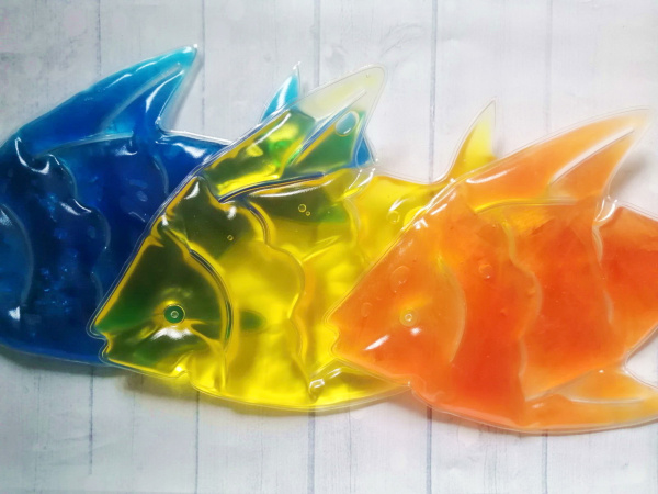 Солевая грелка Рыбка (27 х 17 см). Цвета Микс