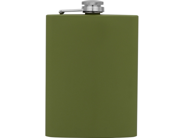 Фляжка «Remarque» soft-touch, Цвет зеленый милитари