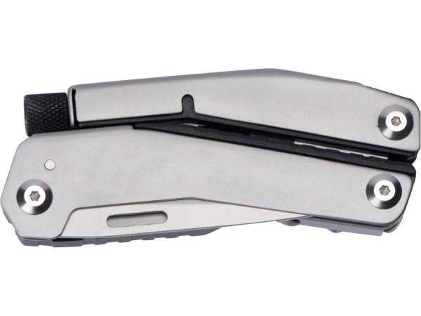 Мультитул-пассатижи Scopus 4-в-1 с двумя отвертками, Цвет серебристый, черный