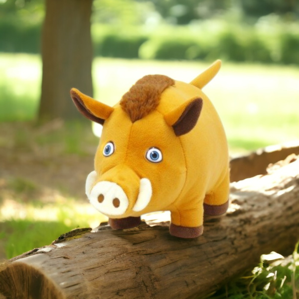 Мягкая игрушка "Кабанчик Тумба", вместимость 0,5 кг, коричневый / Стильный аксессуар для новогоднего декора