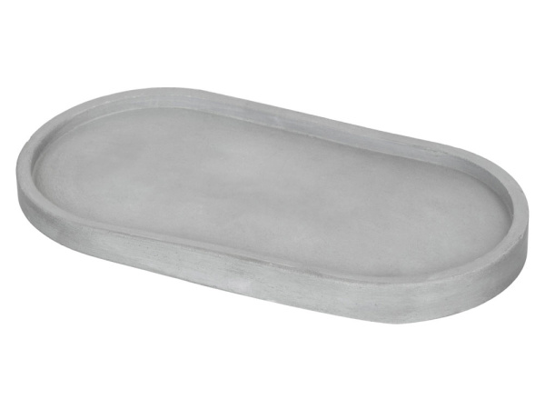 Набор свечей на подставке «Posh», Цвет белый, серый