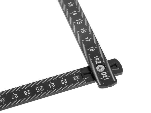 Складная линейка «Plank», 2 м, Цвет черный