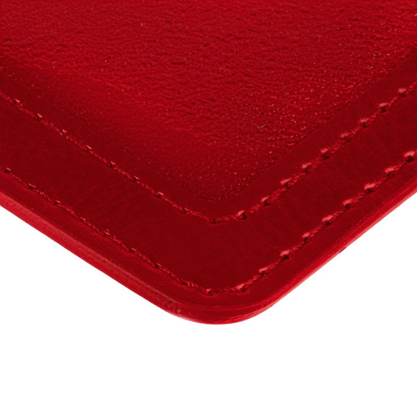 Чехол для пропуска Nebraska, красный, 10,7х6,7 см