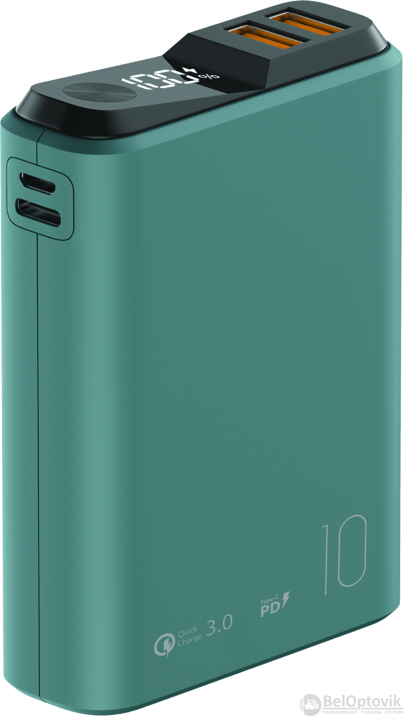 Внешний АКБ QS-10, 10000mAh, midnight, OLMIO