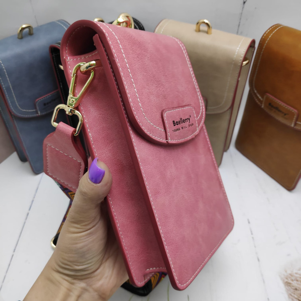 Дизайнерский женский клатч Baellerry Youne Will Show N8608 с плечевым ремнем