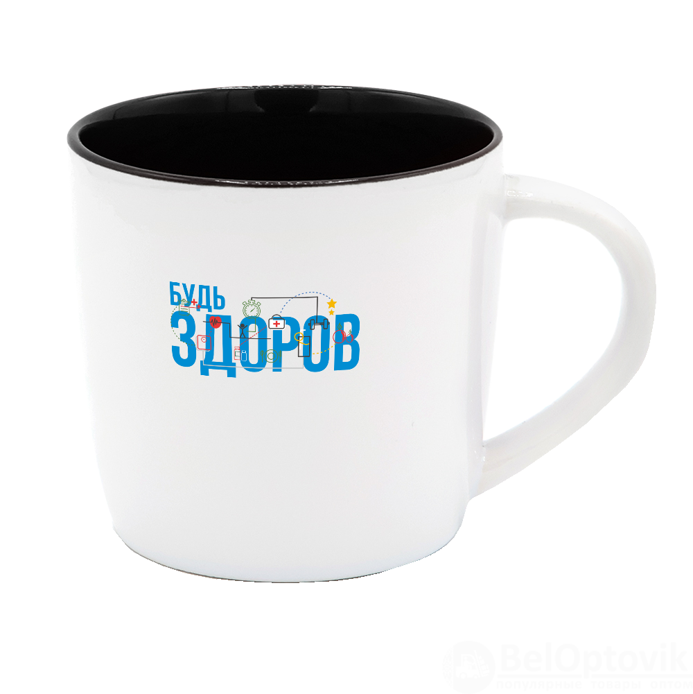 Кружка Happy, черная