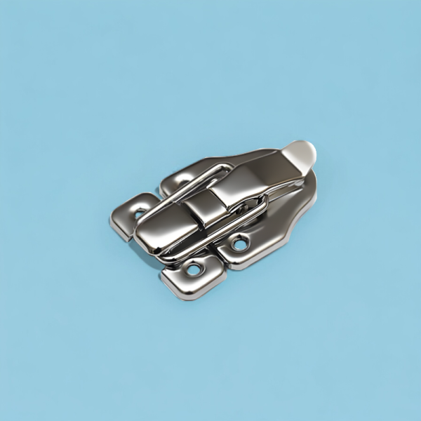 Чемоданный замок 61,2*39 мм Хромированный / Удобный и эффективный