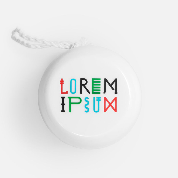 Антистресс-игрушка йо-йо Loopy, белая, 5,5х5,5х3,5 см