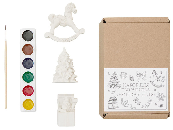 Набор для творчества из гипса «Holiday Hues», Цвет белый