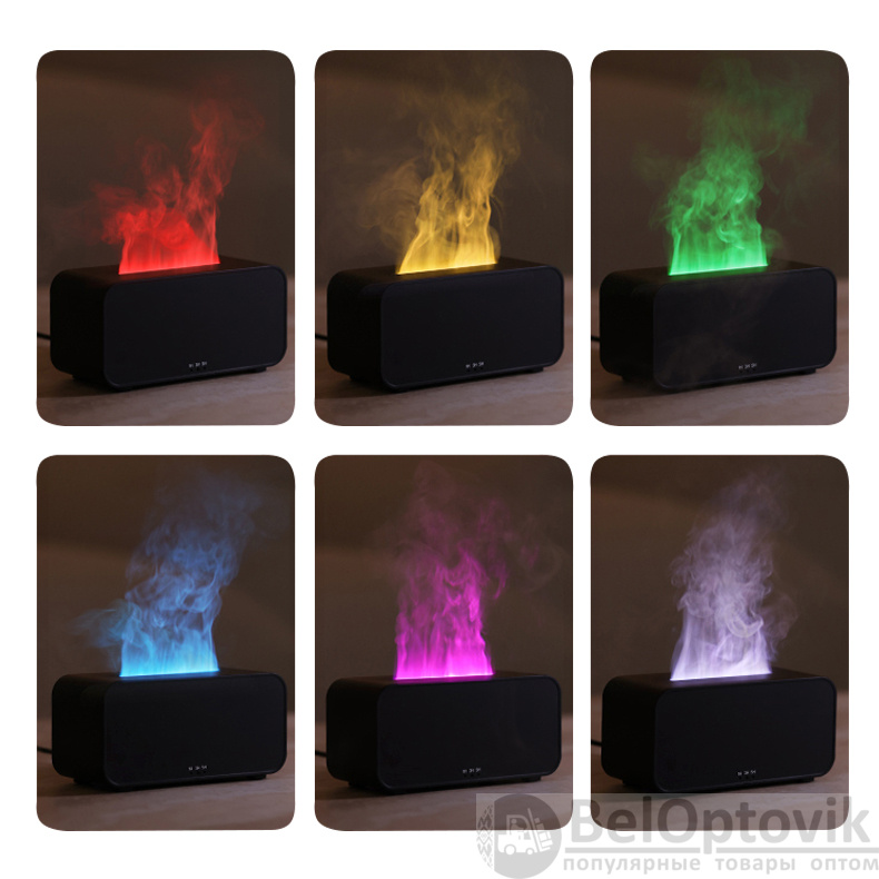 Светодиодный USB увлажнитель-ароматизатор Lumor RGB, черный