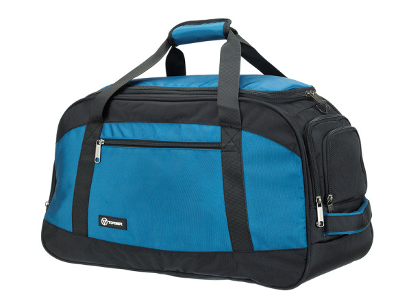 Сумка спортивная, Цвет синий/черный