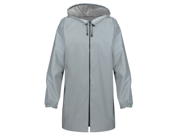 Дождевик светоотражающий «Sunny reflector» с чехлом, Размер XL-2XL, Цвет серый светоотражающий