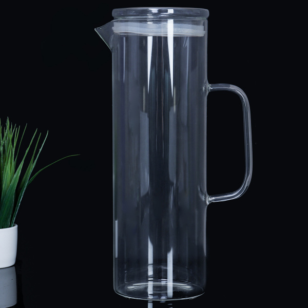 Кувшин 1400 мл стеклянный / LCTP265 /уп 40/ Стеклянная крышка